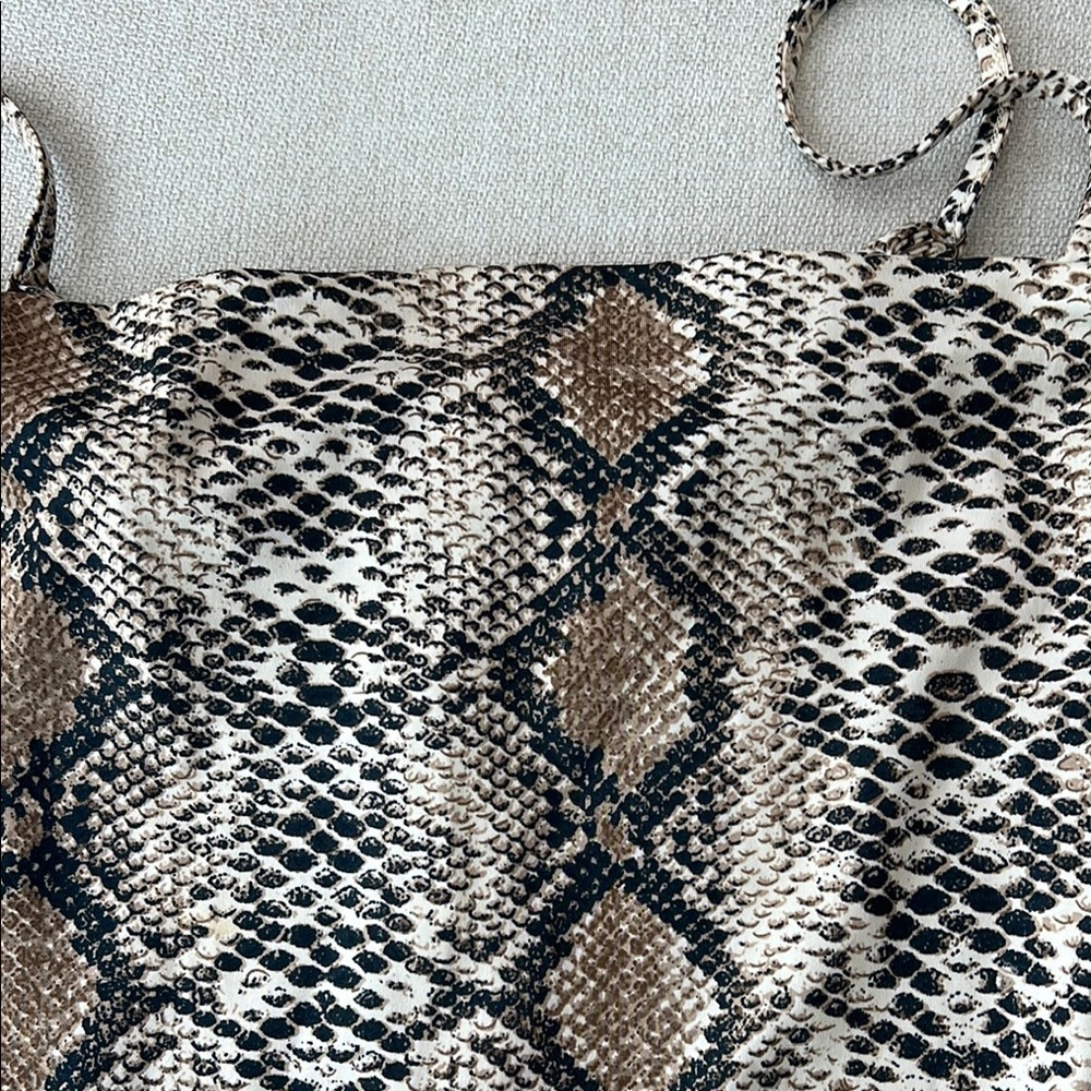 Snake Print Bodycon Dress - Picture 5 of 6